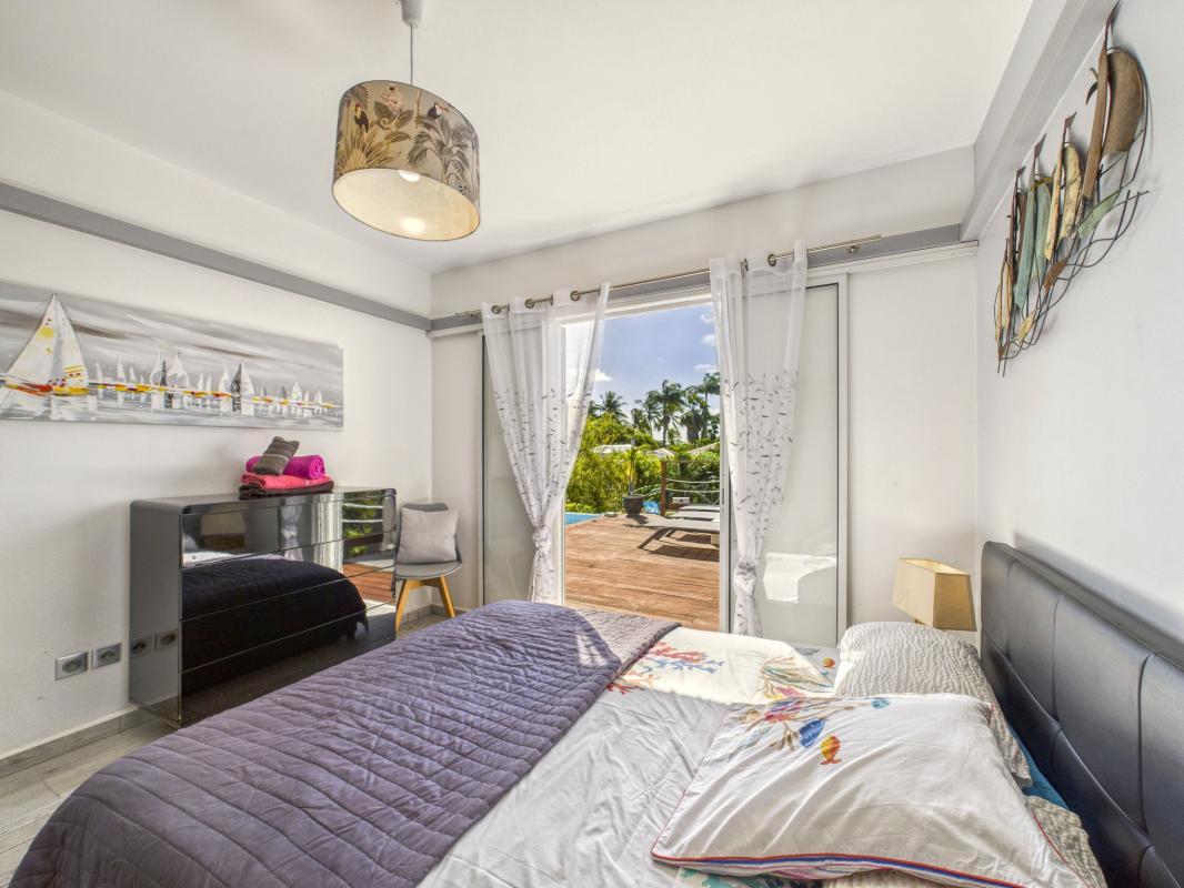 39.Location Villa piscine vue mer Saint François Guadeloupe_Chambre 3